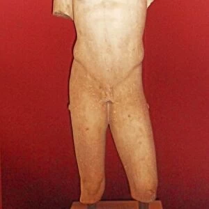 Torso of a boy. 2nd Century AD Roman copy of a 5th century BC Greek sculpture, known