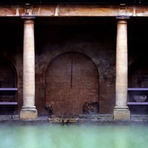 UK, England, Bath, Roman baths