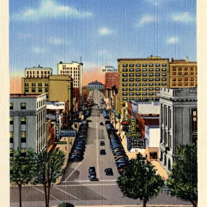 View of Fayetteville Street From State Capitol