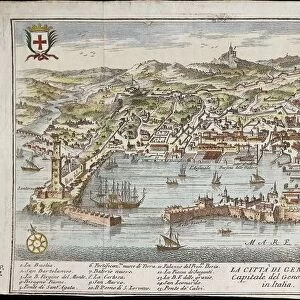 View of Genoa, drawing