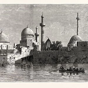 VIEW OF MOSUL (FROM THE TIGRIS). Baghdad, the capital of Iraq, stands on the banks of the Tigris