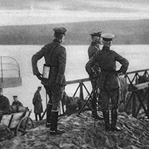 World War I 1914-1918: German Field Marshal August von Mackensen (1849-1945) watching