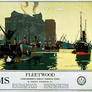 Fleetwood, LMS poster, 1923-1945
