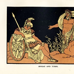 Aeneas and Tiber