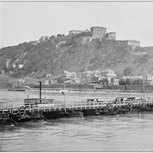 Antique photograph of World's famous sites: Koblenz, Germany