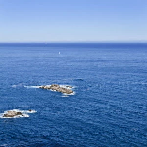 Atlantic Ocean view from the Tower of Hercules, A CoruAna (Galicia, Spain)
