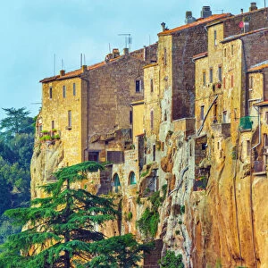 The hilltop town of Pitigliano in the province of Grosseto, southern Tuscany (Italy)