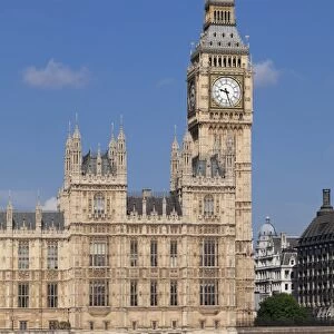 Houses of Parliament, Big Ben, Thames, London, England, United Kingdom