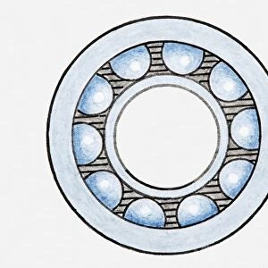 Illustration of ball bearing