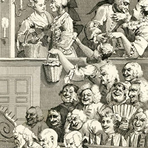 The laughing audience