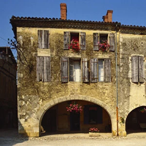 Medieval Stone House, La Bastide d Armagnac, Landes, Aquitaine, France