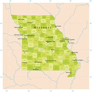 Missouri Vector Map