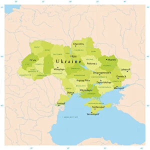 Ukraine Vector Map