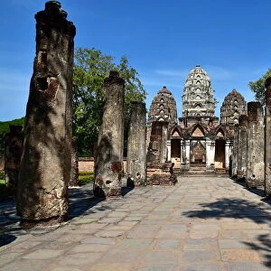 UNESCO Wat Si Sawai temple Sukhothai Thailand, Asia