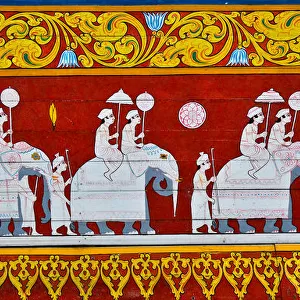 Wall painting at Sri Dalada Maligawa
