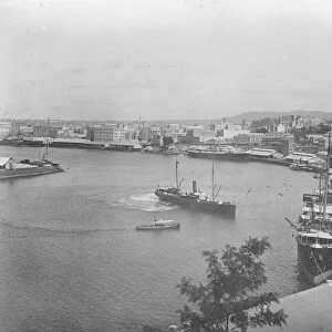Brisbane Australia, Showing circular Quay April 1922
