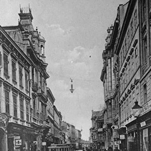 Yugoslavia. Zagreb ( Agram ) Ilica street. January 1929