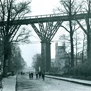 Carvedras Viaduct, St Georges Road, Truro, Cornwall. Before 1902