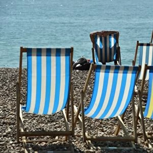Britain-Weather-Offbeat-Deckchairs