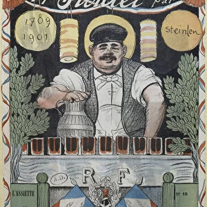 14th July, the wine merchant, cover illustration from L Assiette au beurre