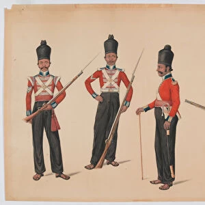 40th Madras Native Infantry, 1835 circa (w / c)