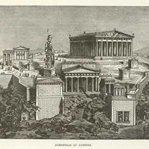 Acropolis at Athens (engraving)