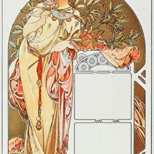 advertising poster for the calendar 1898