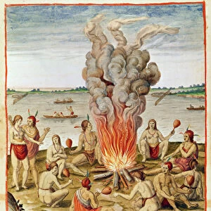 Admiranta Narratio, the Celebration of a Victory around a Fire (page 79