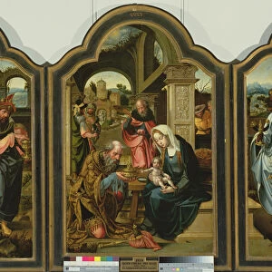 Adoration of the Magi (oil on panel)