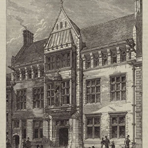 The Albert Institute of Windsor and Eton, opened by the Prince of Wales on Saturday Last (engraving)