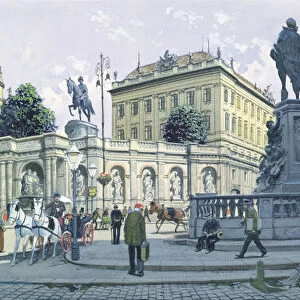 The Albertina, Vienna (w / c on paper)