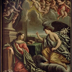 Annunciation (oil on canvas)