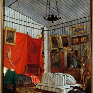 Appartement du Comte de Mornay Painting by Eugene Delacroix (1798-1863) 1833 Sun