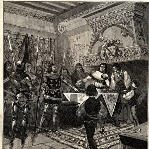 On April 5, 1356, arrested of Charles the Bad (Charles II of Navarre 1332-1387