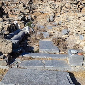Archeological site of Itanos. Eastern coast of crete