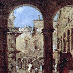 Architectural Capriccio, c. 1770 (oil on canvas)