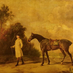 Assheton, first Viscount Curzon, and his mare Maria, 1771 (oil on canvas)