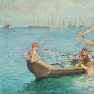 August Blue, 1896 (w / c on paper)