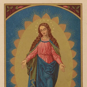 B Maria, virgo immaculata (chromolitho)