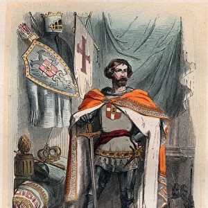 Baldwin I of Constantinople - Portrait of Baudouin I, Latin Emperor of the Orient