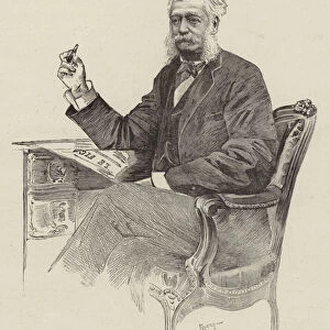 Baron Alphonse de Rothschild (engraving)