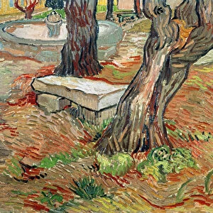 The Bench at Saint-Remy, 1889 (oil on canvas)