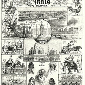 Bengal, India (engraving)