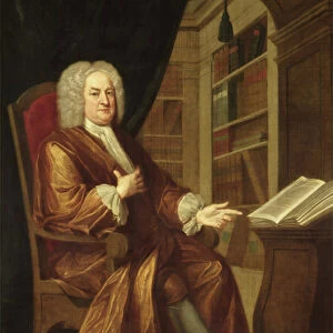 Benjamin Moreland, High Master of St Pauls School, 1724 (oil on canvas)