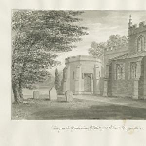 Blithfield Church: sepia drawing, 1847 (drawing)