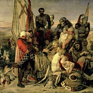The Body of Harold brought before William the Conqueror, 1844-61 (oil on canvas)