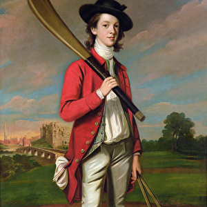 The Boy with a Bat: Walter Hawkesworth Fawkes, c. 1760 (oil on canvas)