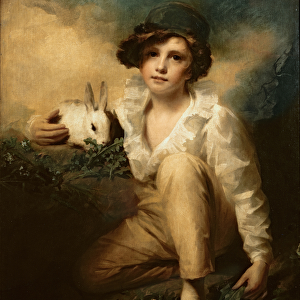 Boy and Rabbit, c. 1814 (oil on canvas)