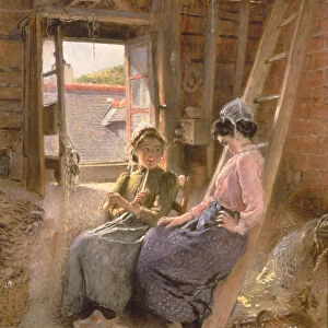 Two Breton Women, 1904 (oil on canvas)