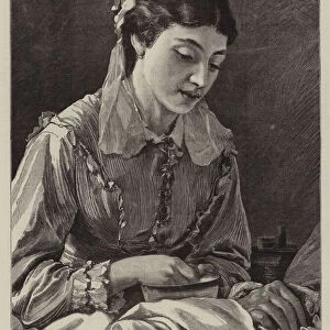 British Charitable Work in Turkey, a Hospital Nurse (engraving)